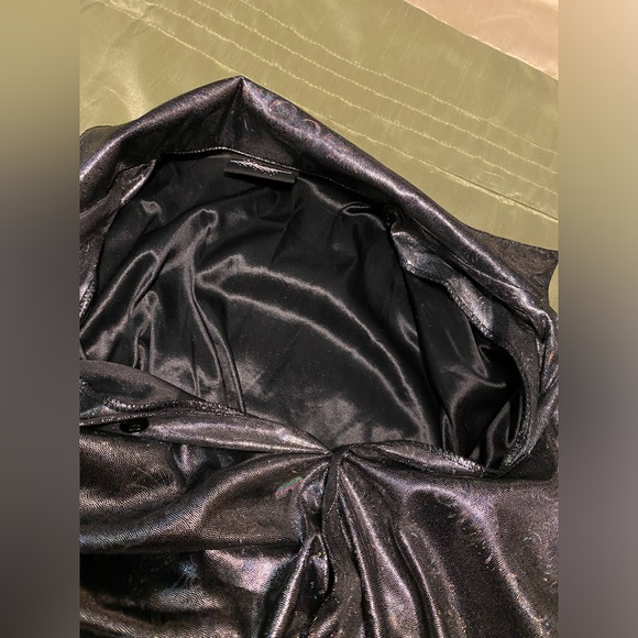 Men's Vintage Short Sleeve Large Silver NYE Y2K 2000 Celebration Shirt - Picture 6 of 11